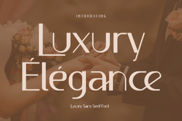 Luxury Élégance: The Sans Serif Font for Modern Brands